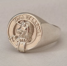 Load image into Gallery viewer, Ramsay Clan Crest Signet Ring Scot Jewelry