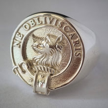 Load image into Gallery viewer, Campbell Clan Signet Crest Ring Scot Jewelry Rings