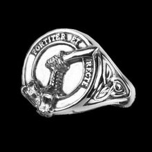 Load image into Gallery viewer, Elliot Clan Crest Signet Ring - celtic sides Scot Jewelry Rings
