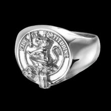 Load image into Gallery viewer, Farquharson Clan Crest Signet Ring Scot Jewelry Rings

