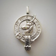 Load image into Gallery viewer, Fraser Clan Crest Pendant Scot Jewelry Charms & Pendants