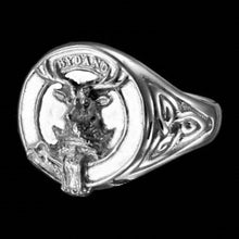 Load image into Gallery viewer, Gordon Clan Crest Signet Ring - celtic sides Scot Jewelry Rings
