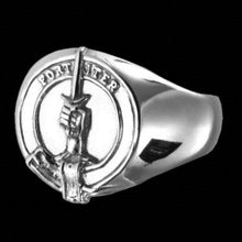 Load image into Gallery viewer, MacAlister Clan Crest Signet Ring Scot Jewelry Rings
