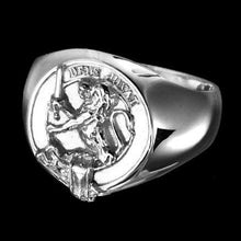 Load image into Gallery viewer, MacDuff Clan Crest Signet Ring Scot Jewelry Rings
