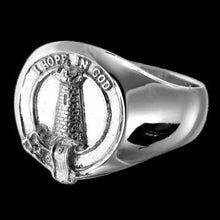 Load image into Gallery viewer, MacNaughton Clan Crest Signet Ring Scot Jewelry Rings
