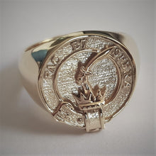 Load image into Gallery viewer, Matheson Clan Crest Signet Ring Scot Jewelry Rings