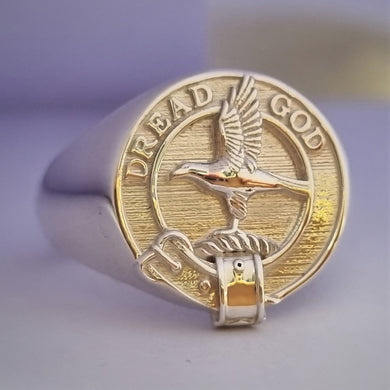 Munro Clan Crest Signet Ring Scot Jewelry Rings