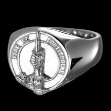 Load image into Gallery viewer, Shaw Clan Crest Signet Ring Scot Jewelry Rings
