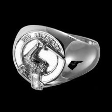 Load image into Gallery viewer, Wallace Clan Crest Signet Ring Scot Jewelry Rings
