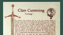 Load image into Gallery viewer, Clan Cumming History Print
