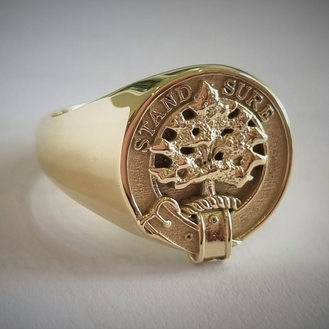 Anderson Clan Crest Signet Ring Scot Jewelry Rings
