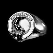 Load image into Gallery viewer, Armstrong Clan Crest Signet Ring Scot Jewelry Rings
