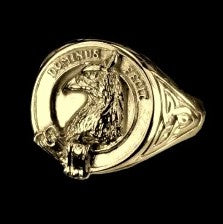 Baird Clan Crest Signet Ring - Celtic Scot Jewelry Rings