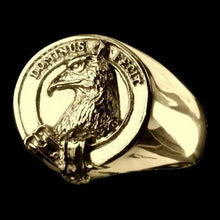 Load image into Gallery viewer, Baird Clan Crest Signet Ring Scot Jewelry Rings
