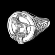Load image into Gallery viewer, Bruce Clan Crest Signet Ring - celtic sides Scot Jewelry Rings
