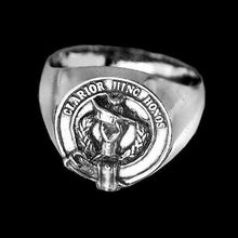 Load image into Gallery viewer, Buchanan Clan Crest Signet Ring Scot Jewelry Rings
