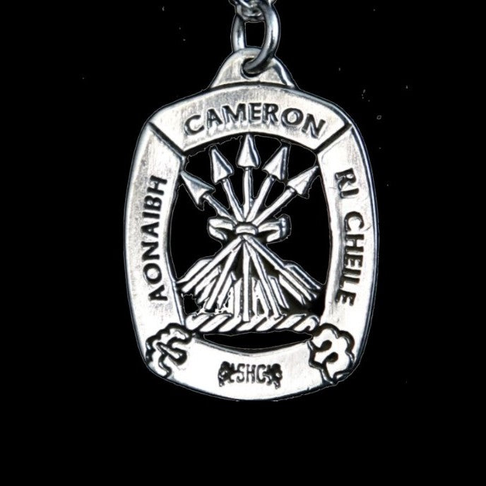 Cameron Clan Crest Pendant - large Scot Jewelry Charms & Pendants