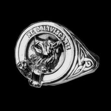 Load image into Gallery viewer, Campbell Clan Crest Signet Ring - celtic sides Scot Jewelry Rings
