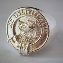 Load image into Gallery viewer, Campbell Clan Signet Crest Ring Scot Jewelry Rings
