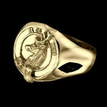 Load image into Gallery viewer, Colquhoun Clan Crest Signet Ring Scot Jewelry Rings
