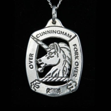 Cunningham Clan Crest Pendant - large Scot Jewelry Charms & Pendants