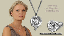 Load image into Gallery viewer, Cunningham Clan Crest Pendant Scot Jewelry Charms &amp; Pendants
