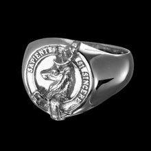 Load image into Gallery viewer, Davidson Clan Crest Signet Ring Scot Jewelry Rings
