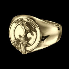 Load image into Gallery viewer, Drummond Clan Crest Signet Ring Scot Jewelry Rings
