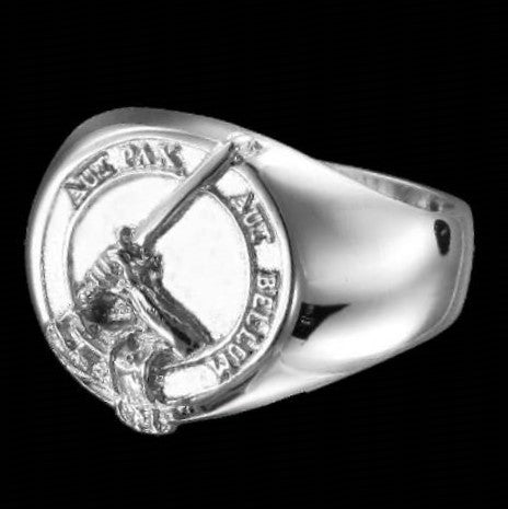 Gunn Clan Crest Signet Ring Scot Jewelry Rings