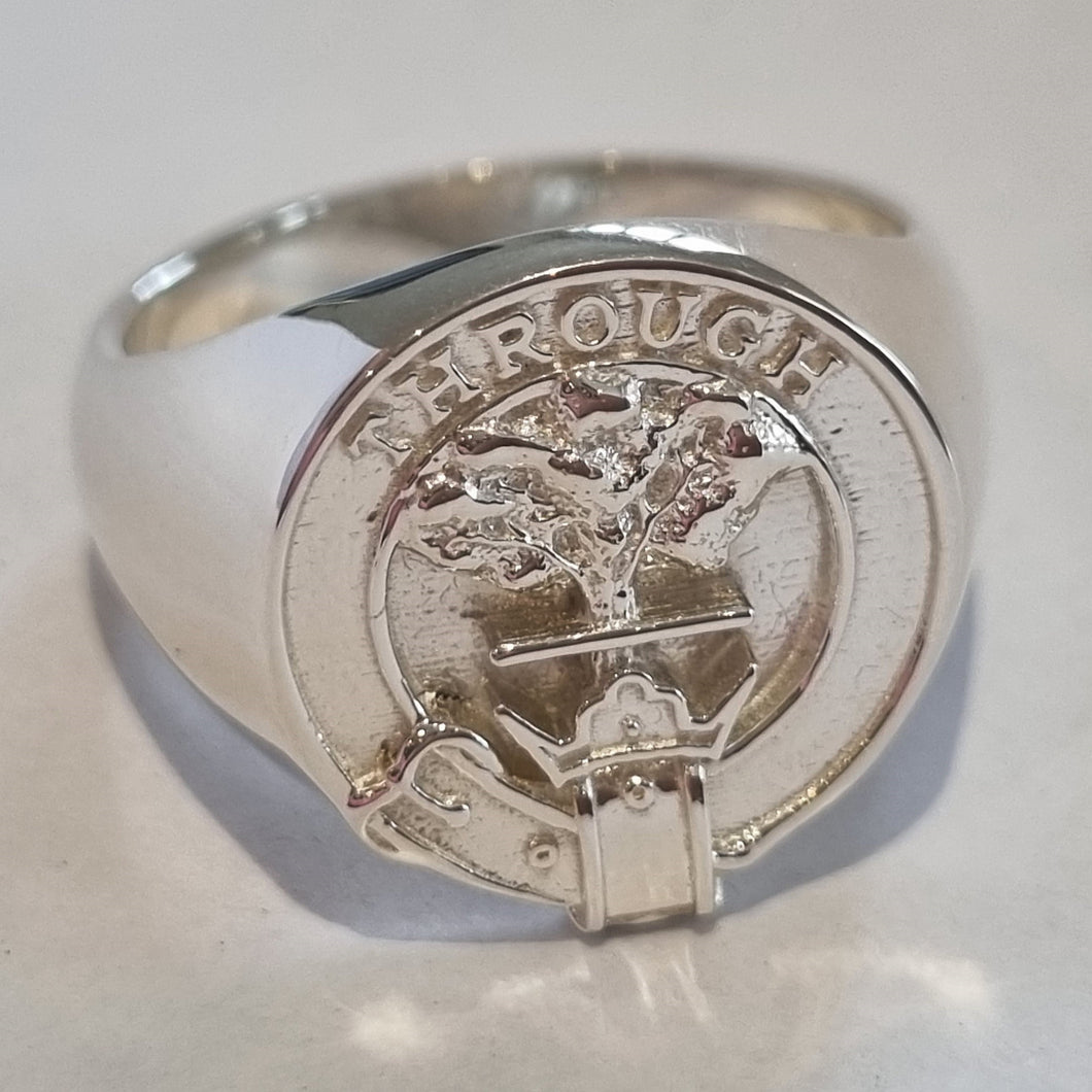 Hamilton Clan Crest Signet Ring - Main Image