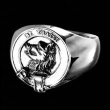 Load image into Gallery viewer, Innes Clan Crest Signet Ring Scot Jewelry Rings
