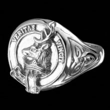 Load image into Gallery viewer, Keith Clan Crest Signet Ring - celtic sides Scot Jewelry Rings
