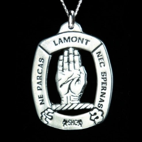 Lamont Clan Crest Pendant - large Scot Jewelry Charms & Pendants