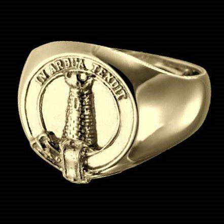 MacCallum / Malcolm Clan Crest Signet Ring Scot Jewelry Rings