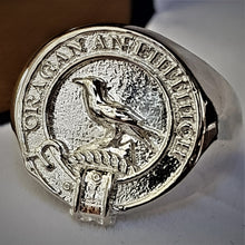 Load image into Gallery viewer, MacDonnell Clan Crest Signet Ring Scot Jewelry Rings
