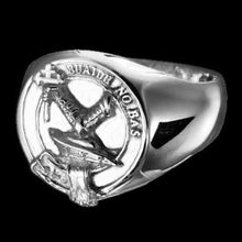 Load image into Gallery viewer, MacDougall Clan Crest Signet Ring Scot Jewelry Rings
