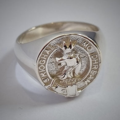 MacGregor Clan Crest Signet Ring Scot Jewelry Rings