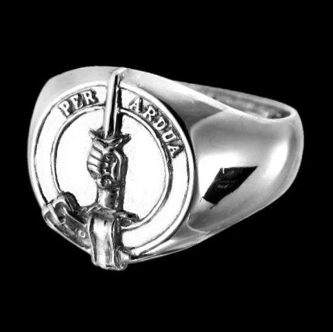 MacIntyre Clan Crest Signet Ring Scot Jewelry Rings