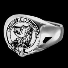 Load image into Gallery viewer, MacIver Clan Crest Signet Ring Scot Jewelry Rings
