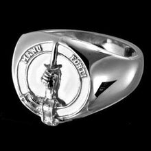 Load image into Gallery viewer, MacKay Clan Crest Signet Ring Scot Jewelry Rings
