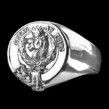 Load image into Gallery viewer, MacLaren Clan Crest Signet Ring Scot Jewelry Rings
