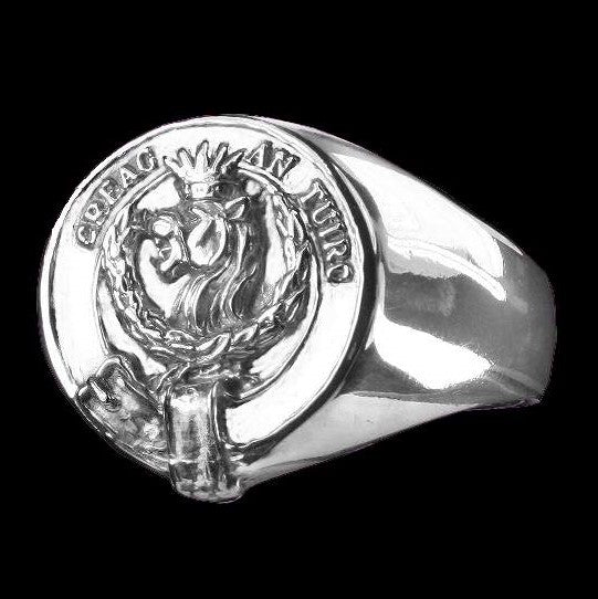 MacLaren Clan Crest Signet Ring Scot Jewelry Rings
