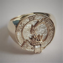 Load image into Gallery viewer, Matheson Clan Crest Signet Ring Scot Jewelry Rings
