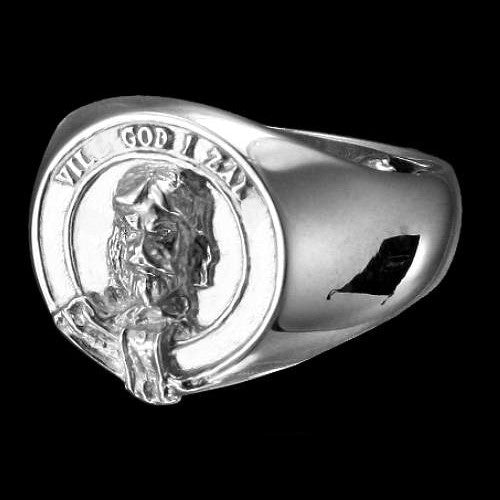 Menzies Clan Crest Signet Ring Scot Jewelry Rings