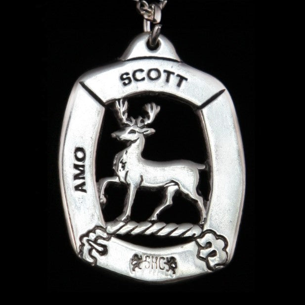 Scott Clan Crest Pendant - large Scot Jewelry Charms & Pendants
