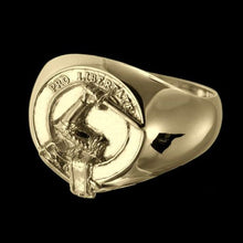 Load image into Gallery viewer, Wallace Clan Crest Signet Ring Scot Jewelry Rings
